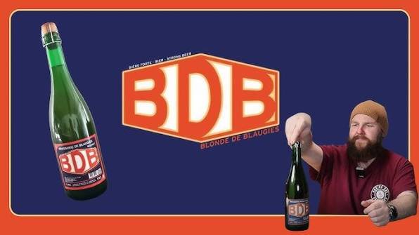 Blaugies BDB (Blonde de Blaugies) beer Label Full Size