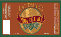 Landmark IPA beer Label Full Size