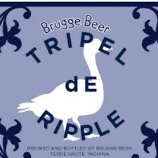 Brugge Tripel De Ripple beer Label Full Size