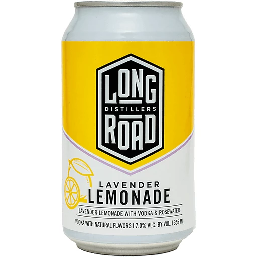 Long Road Lavender Lemonade beer Label Full Size