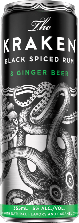 The Kraken & Ginger Beer beer Label Full Size