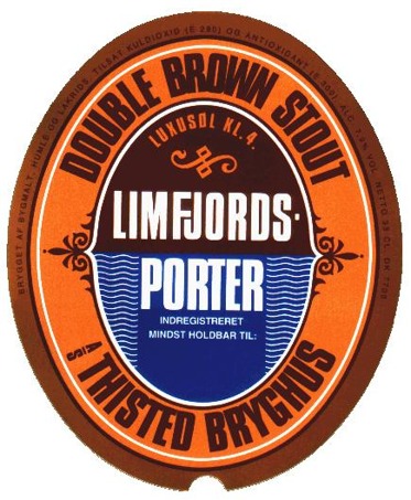 Thisted Limfjords Porter beer Label Full Size
