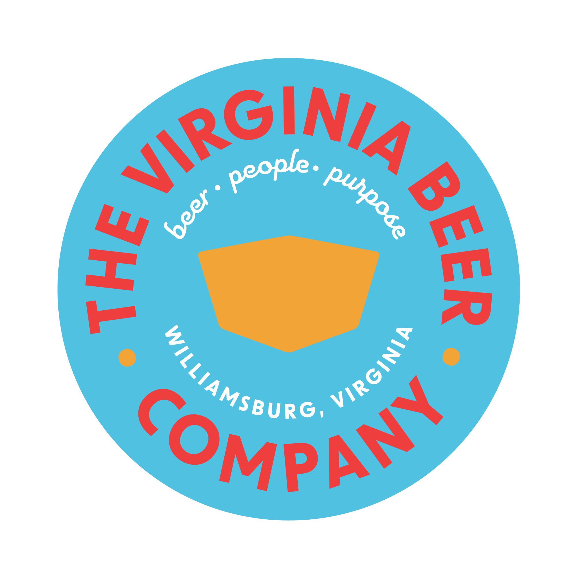 Virginia Beer Co. Just Keep Swimming beer Label Full Size