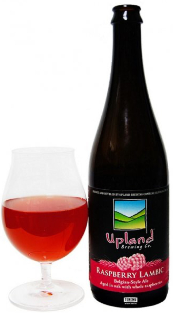 Upland Raspberry Lambic beer Label Full Size