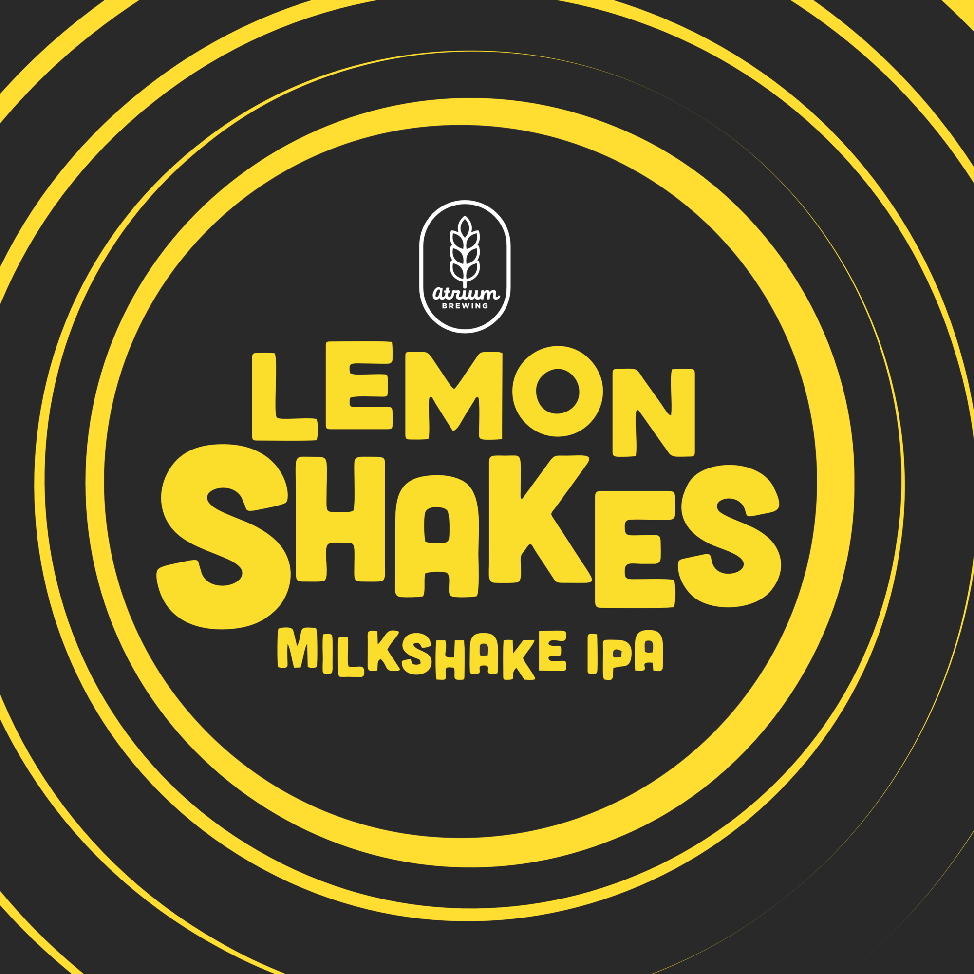 Atrium Lemon Shakes beer Label Full Size