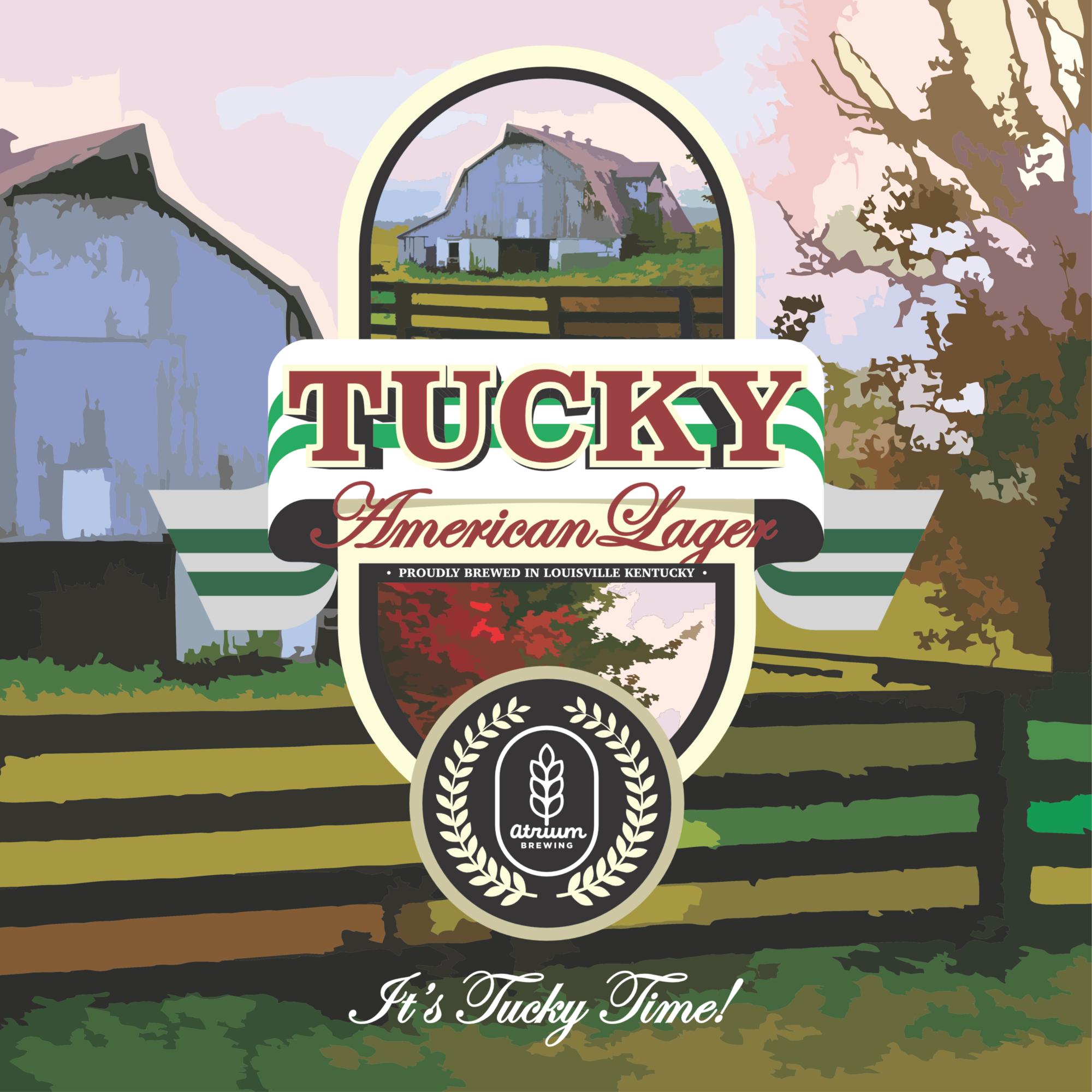 Atrium Tucky beer Label Full Size