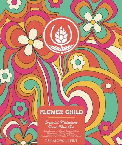Source Flower Child beer Label Full Size