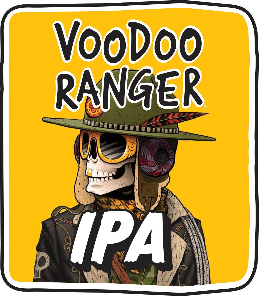 New Belgium Voodoo Ranger IPA beer Label Full Size
