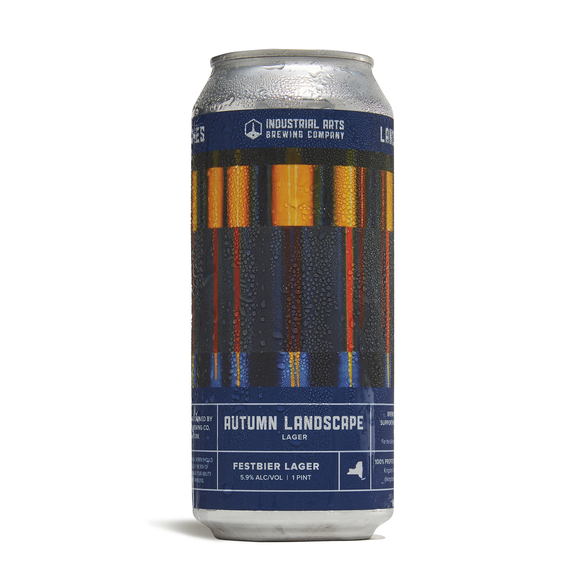 Industrial Arts Autumn Landscape 2023 beer Label Full Size