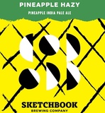 Sketchbook Pineapple Hazy beer