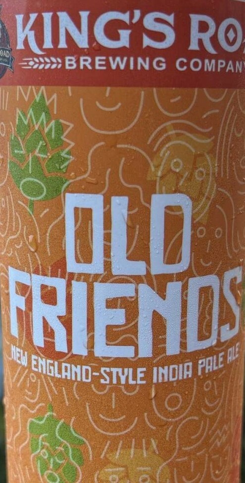 Kings Road Old Friends beer Label Full Size