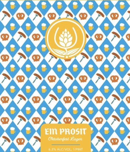 Source Ein Prosit beer Label Full Size
