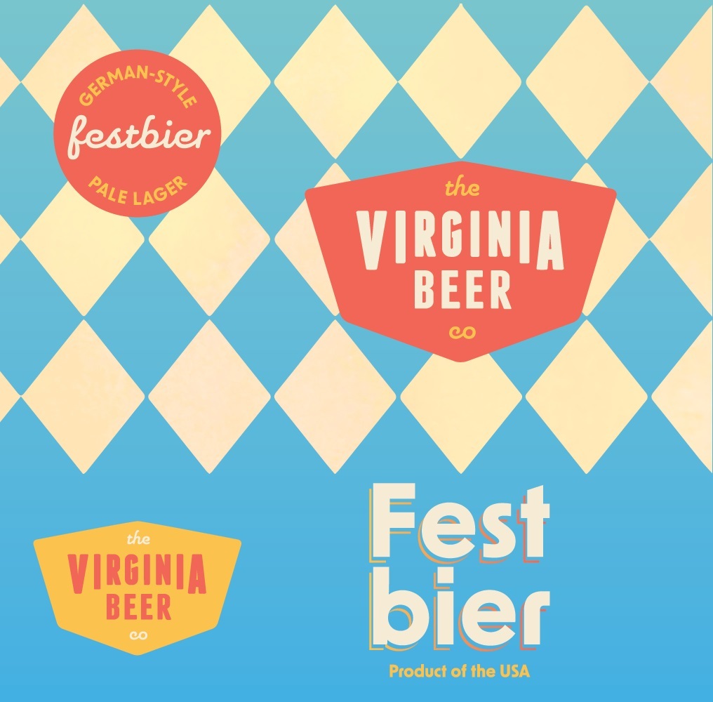 Virginia Beer Co. Festbier beer Label Full Size