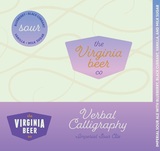 Virginia Beer Co. Verbal Calligraphy beer