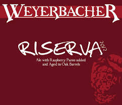Weyerbacher Riserva 2012 beer Label Full Size