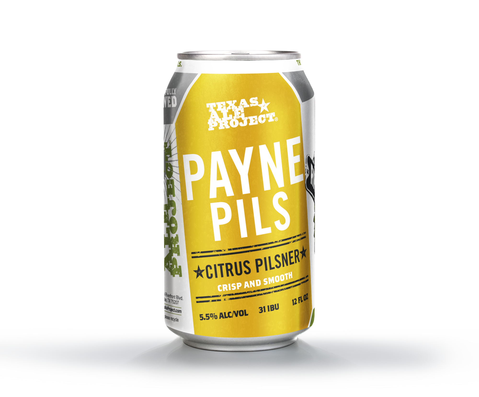 Texas Ale Payne Pills beer Label Full Size