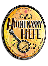 Enki Hootenanny beer Label Full Size