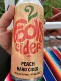 Two Fools Peach beer