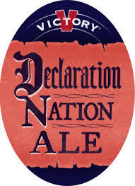 Victory + BrewDog Declaration Nation Ale beer Label Full Size
