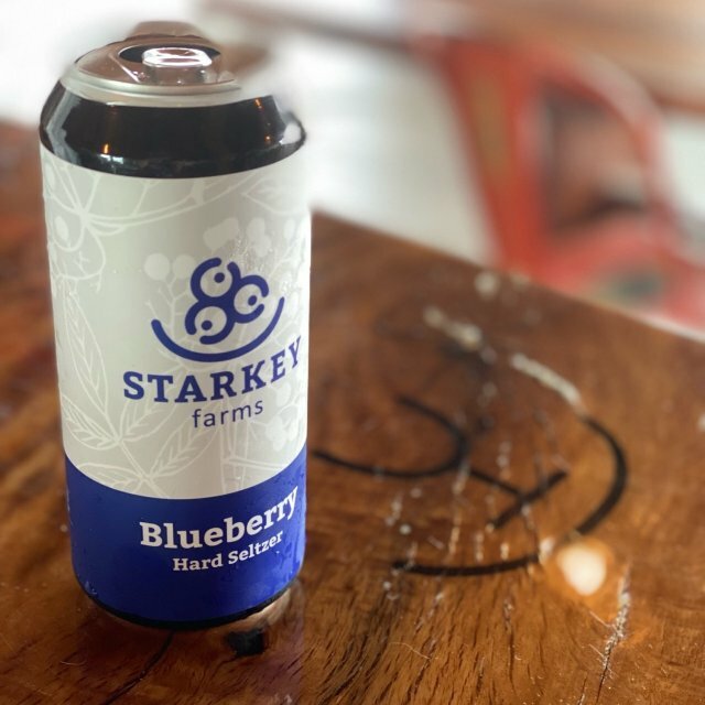 Starkey Blueberry Hard Seltzer beer Label Full Size