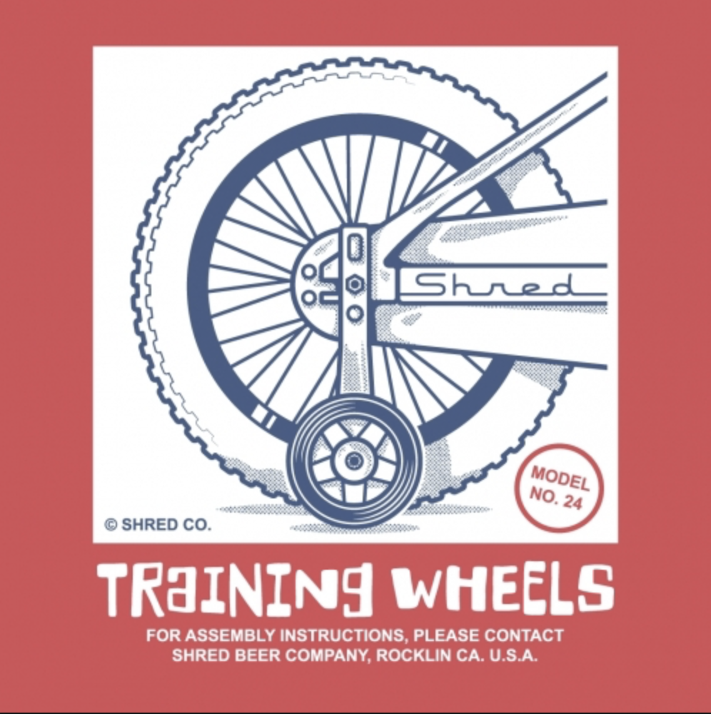 Shred Training Wheels beer Label Full Size