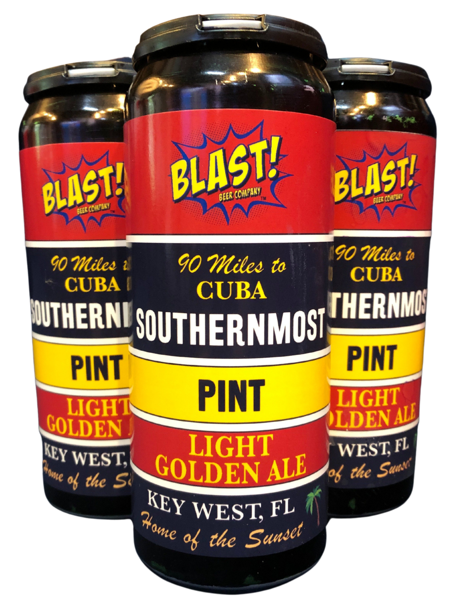 Blast Southernmost Pint Golden Ale - Cans beer Label Full Size