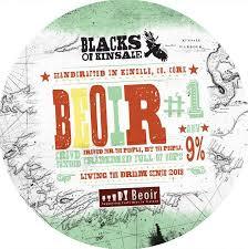 Blacks Kinsale Beoir #1 beer Label Full Size