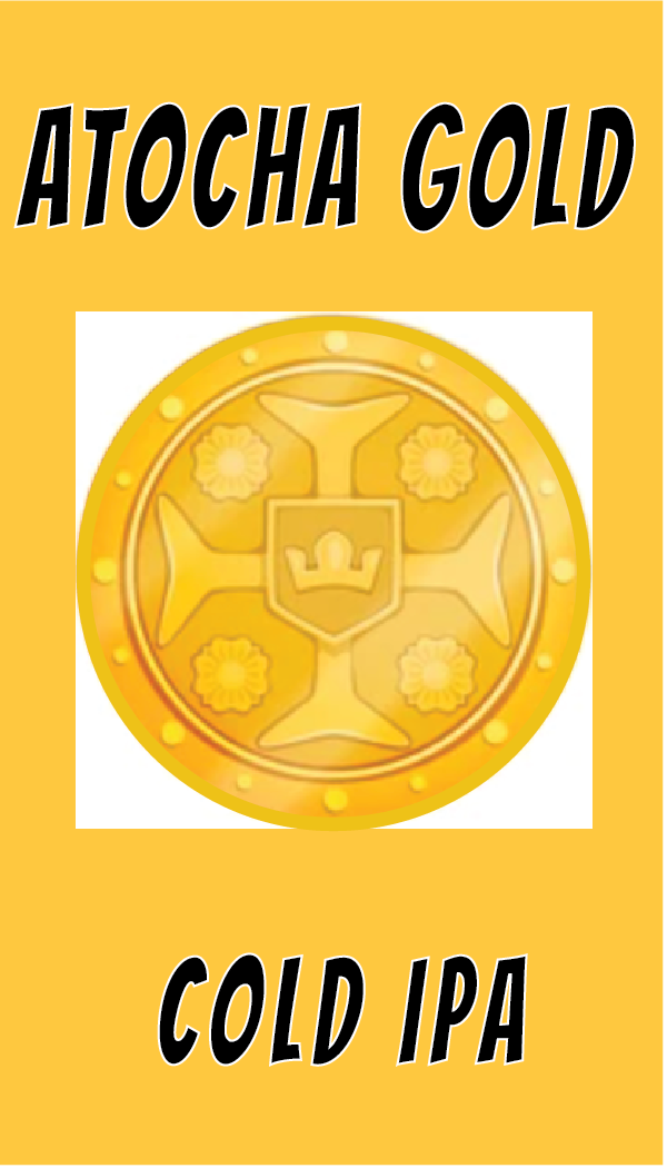 Blast Atocha Cold IPA beer Label Full Size