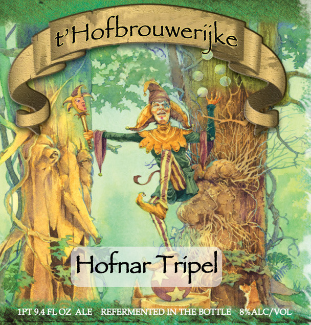Hofbrouwerijke Hofnar beer Label Full Size
