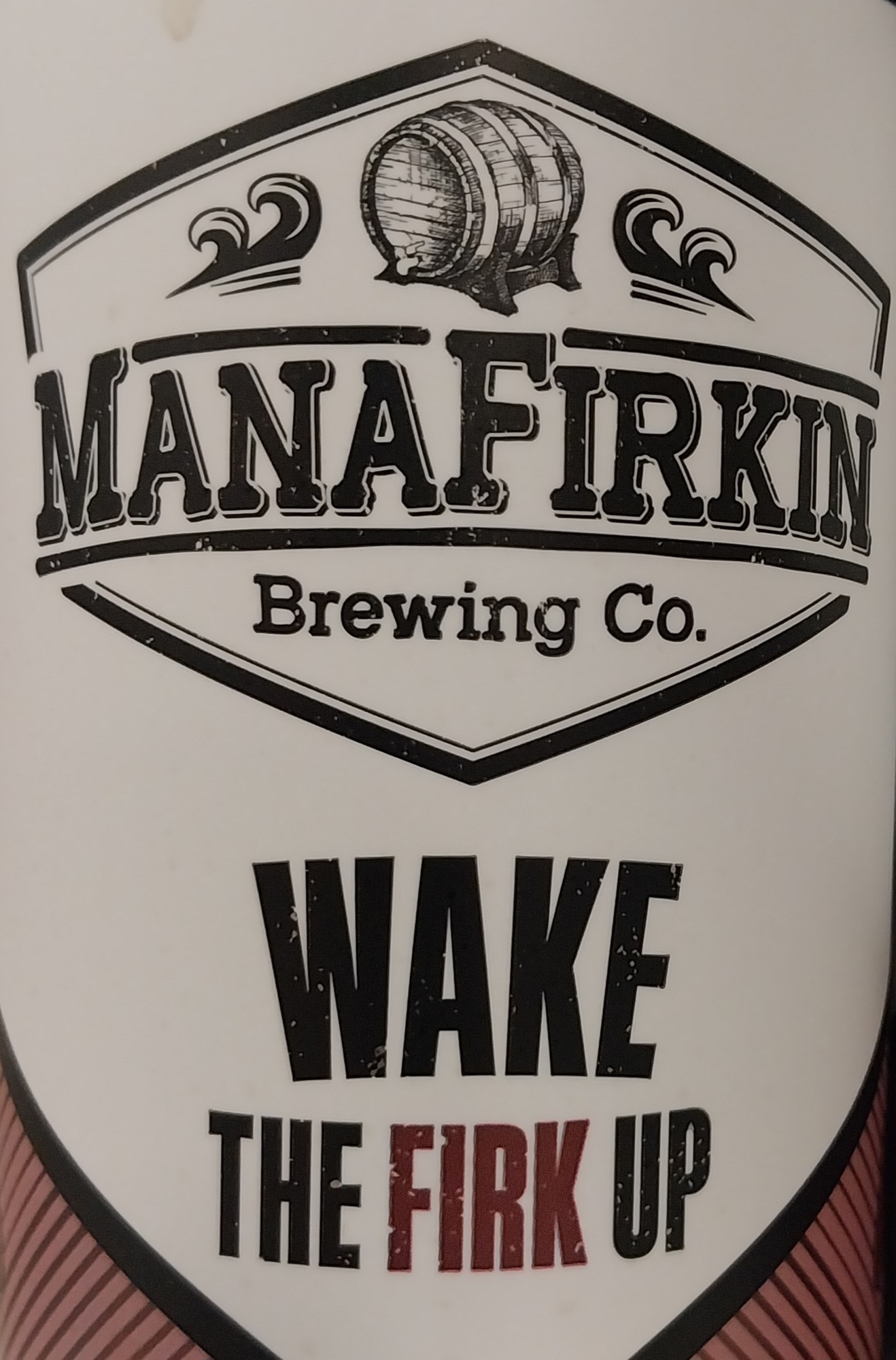 ManaFirkin Slay Bell Stout beer Label Full Size