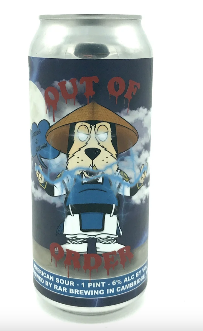 RAR Out Of Order Storms A Brewing beer Label Full Size
