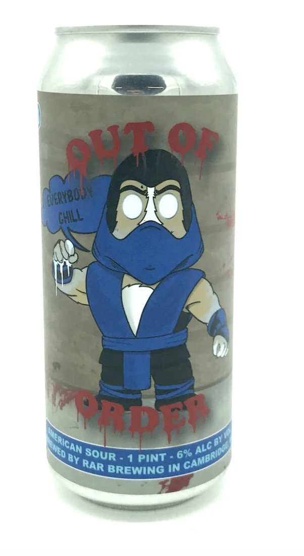 RAR  Out Of Order Everybody Chill beer Label Full Size