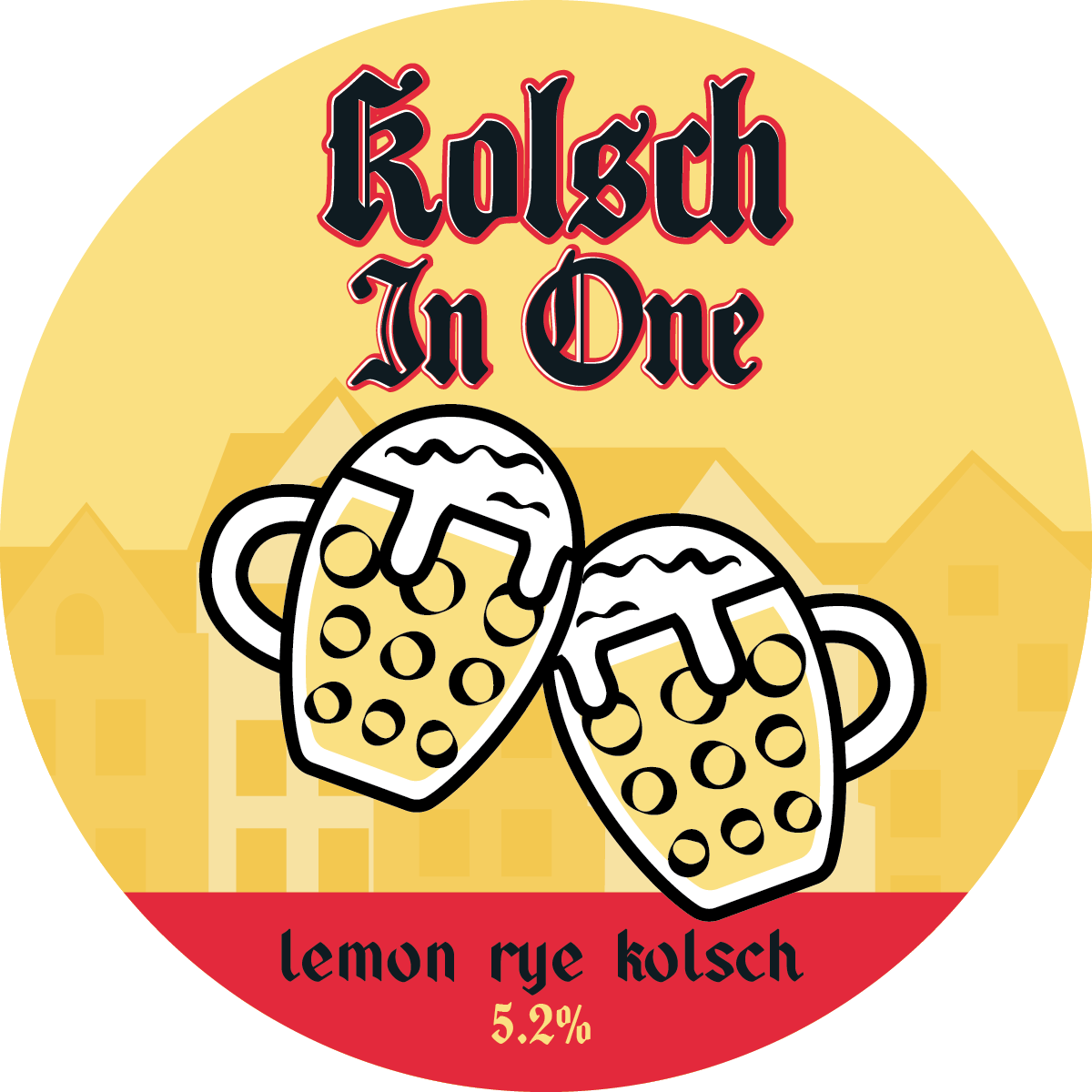 Grand Rapids Kolsch In One beer Label Full Size