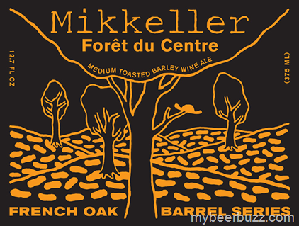 Mikkeller Forêt du Centre (Light Toasted) beer Label Full Size