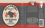 Hillsboro Kickapoo  Oil beer