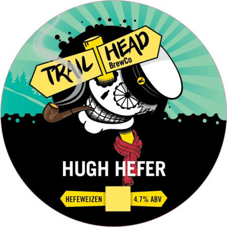Trailehead Hugh Hefer beer Label Full Size