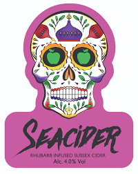 Seacider Rhubarb beer Label Full Size