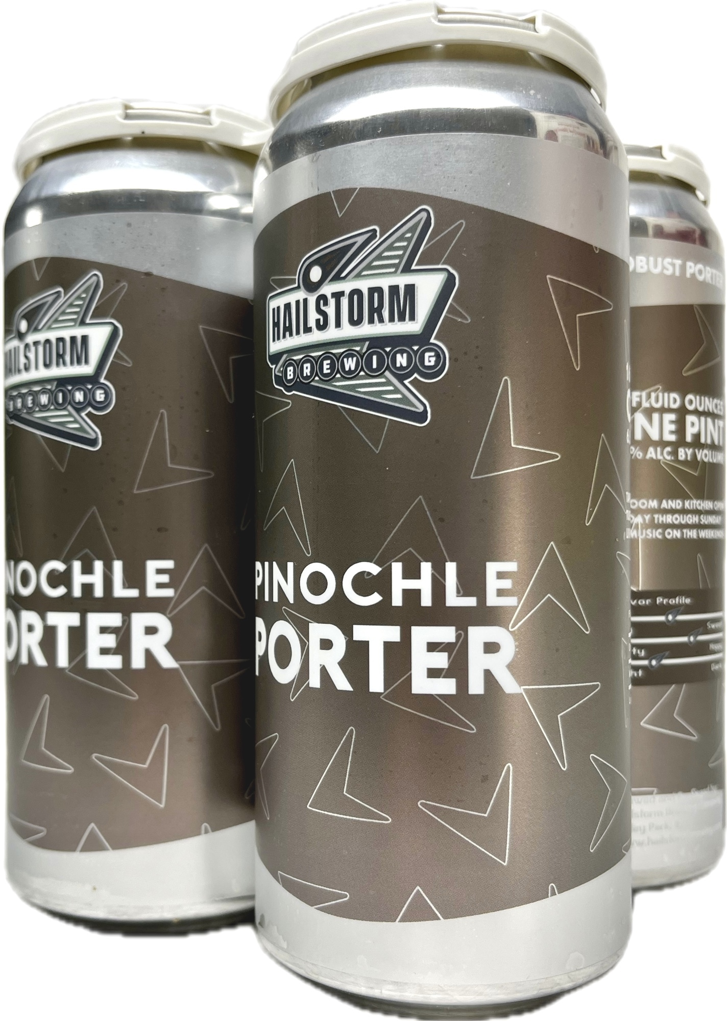 Hailstorm Pinochle beer Label Full Size