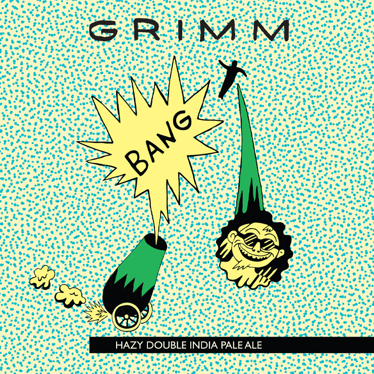 Grimm BANG beer Label Full Size
