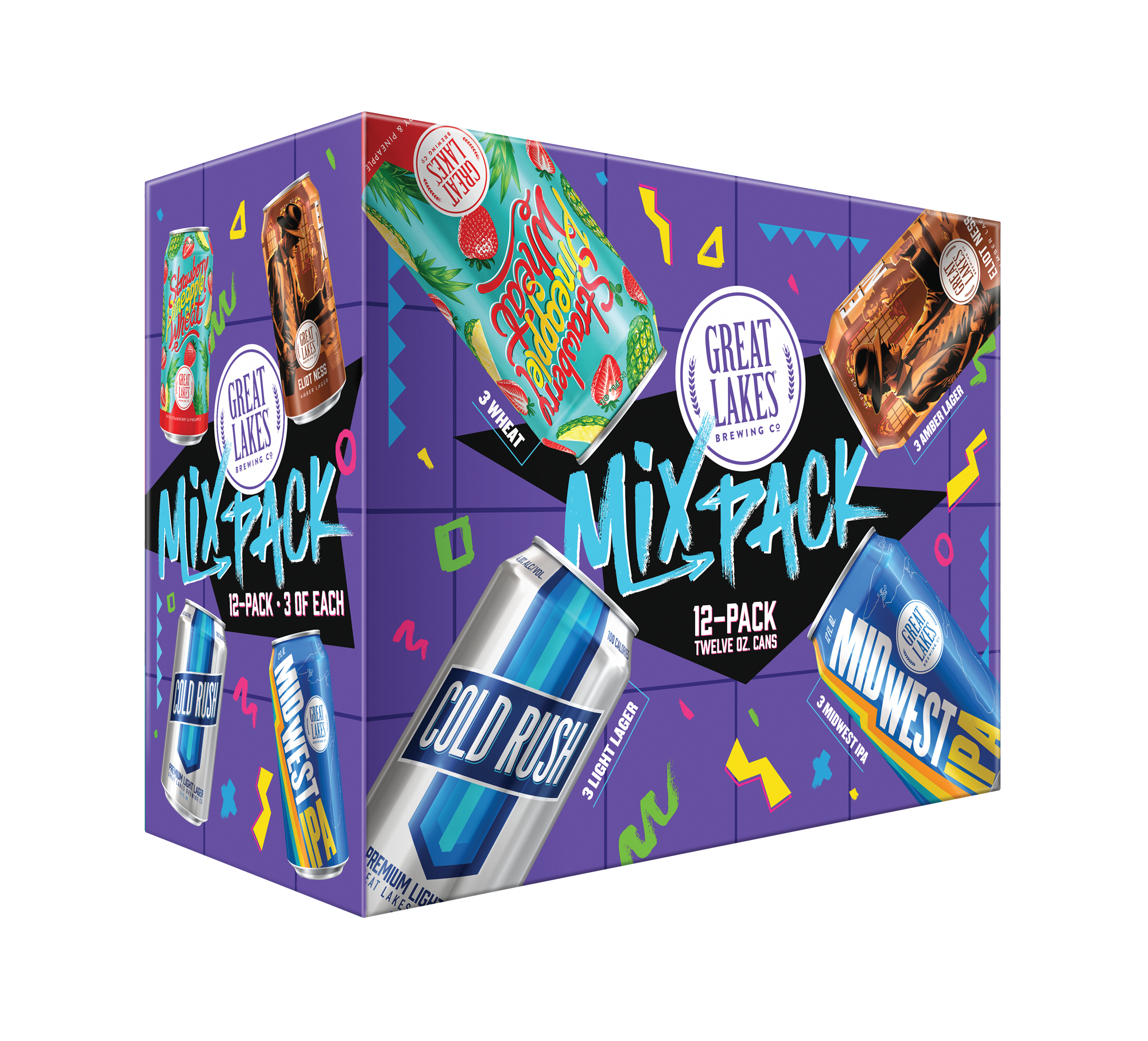 Great Lakes Mix Pack Variety Pack beer Label Full Size
