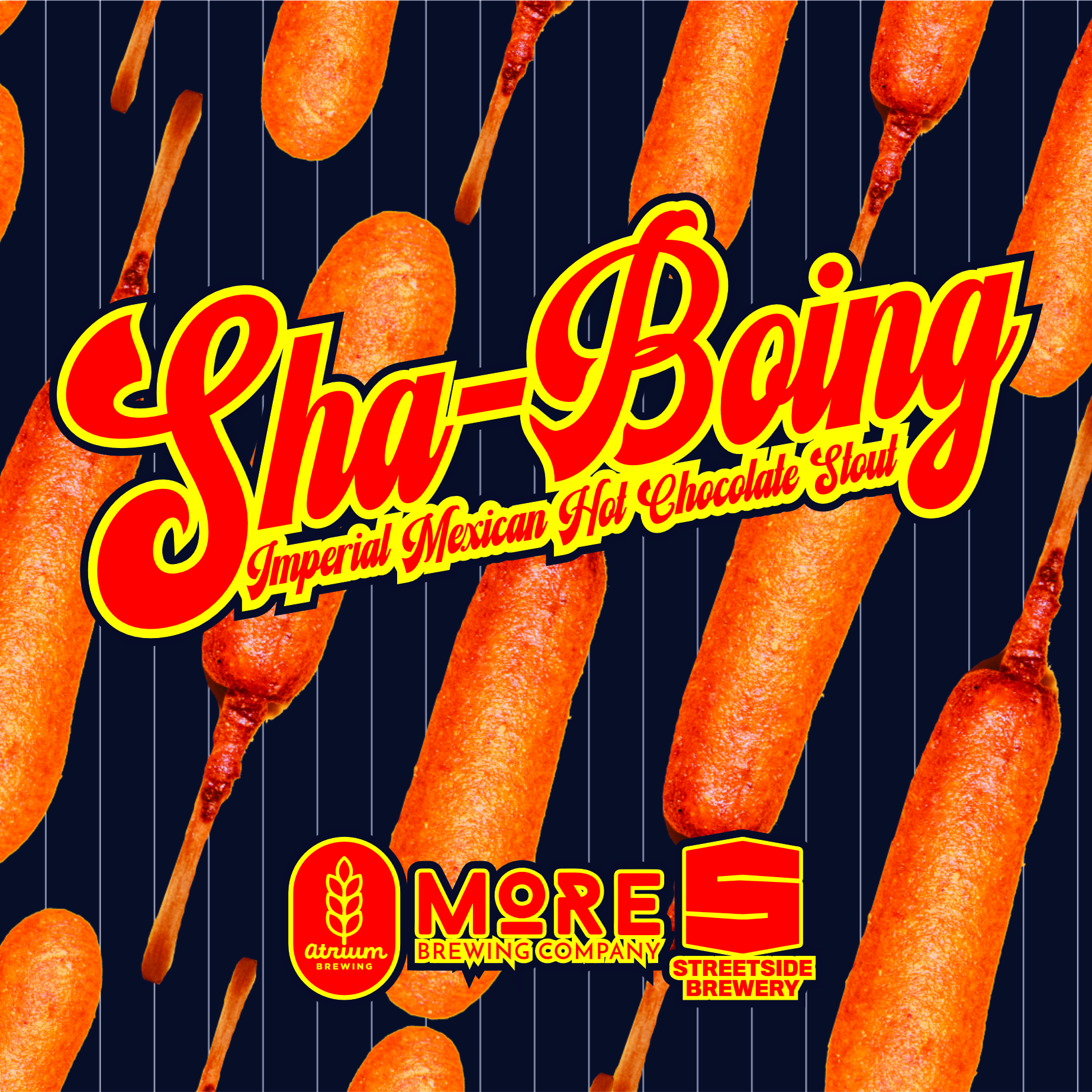 Atrium Sha-Boing beer Label Full Size