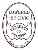 Redbeard Brewing Lowered '87 Civic beer