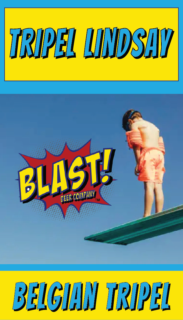 Blast 17 - Tripel Lindsay beer Label Full Size