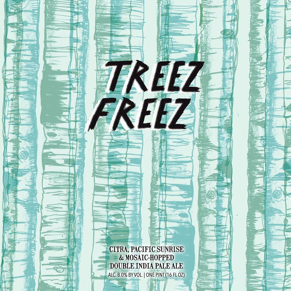 Hop Butcher for the World Treez Freez beer Label Full Size