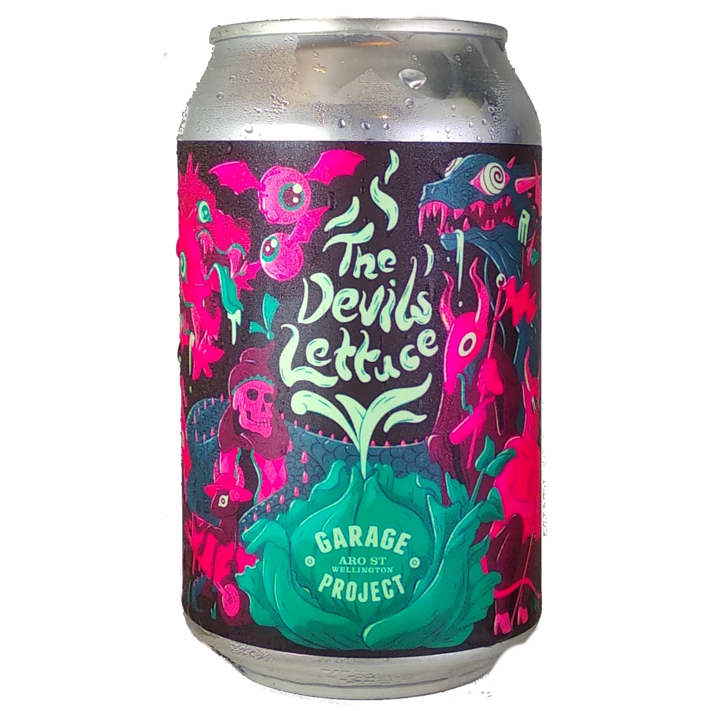 Garage Project The Devil's Lettuce beer Label Full Size