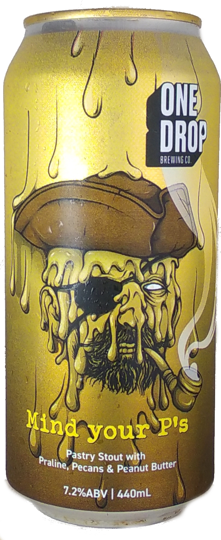 One Drop Mind Your P's Pastry Stout beer Label Full Size