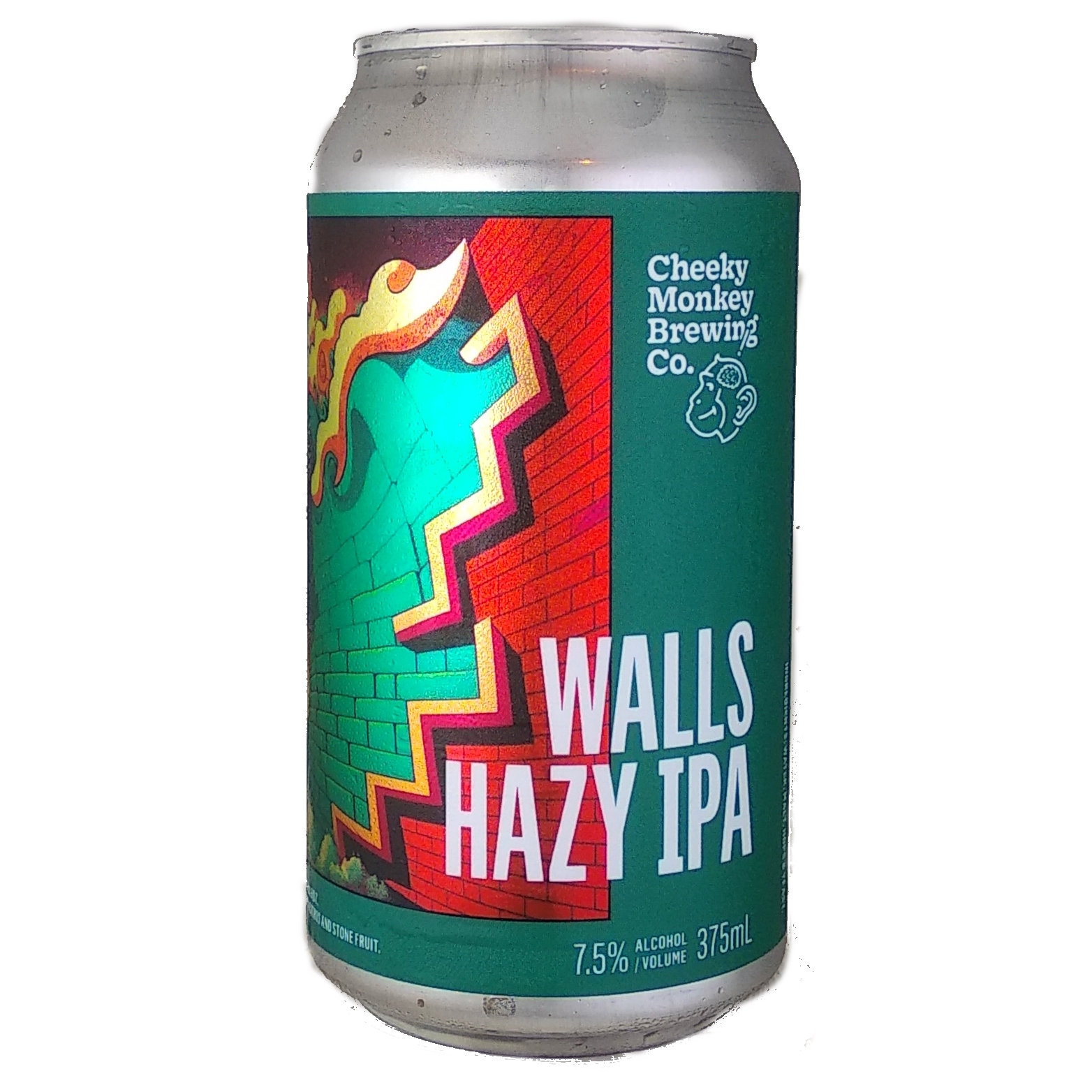Cheeky Monkey Walls Hazy IPA beer Label Full Size