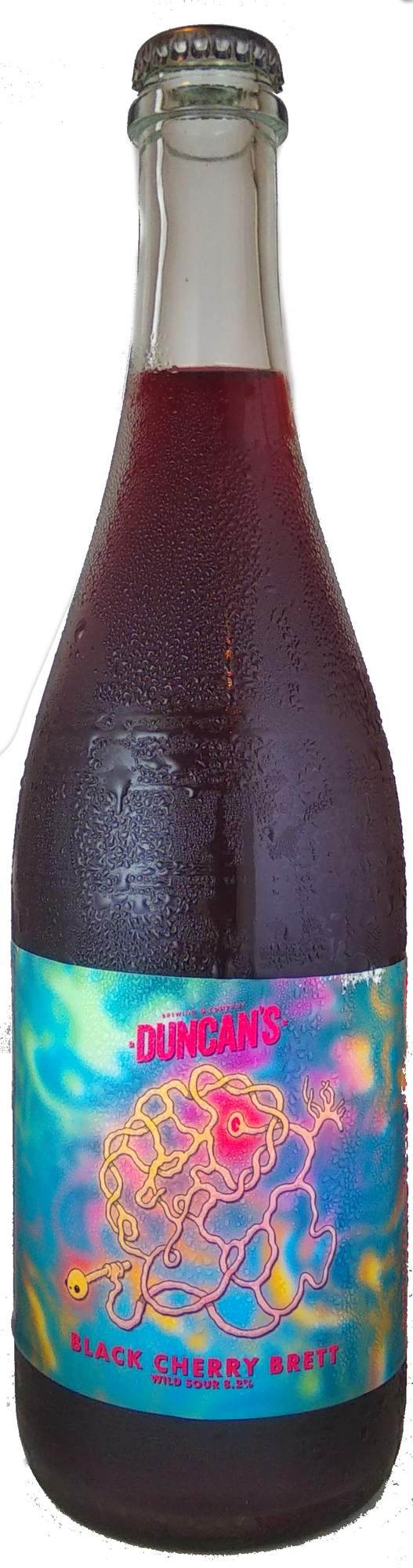 Duncan's Black Cherry Brett beer Label Full Size