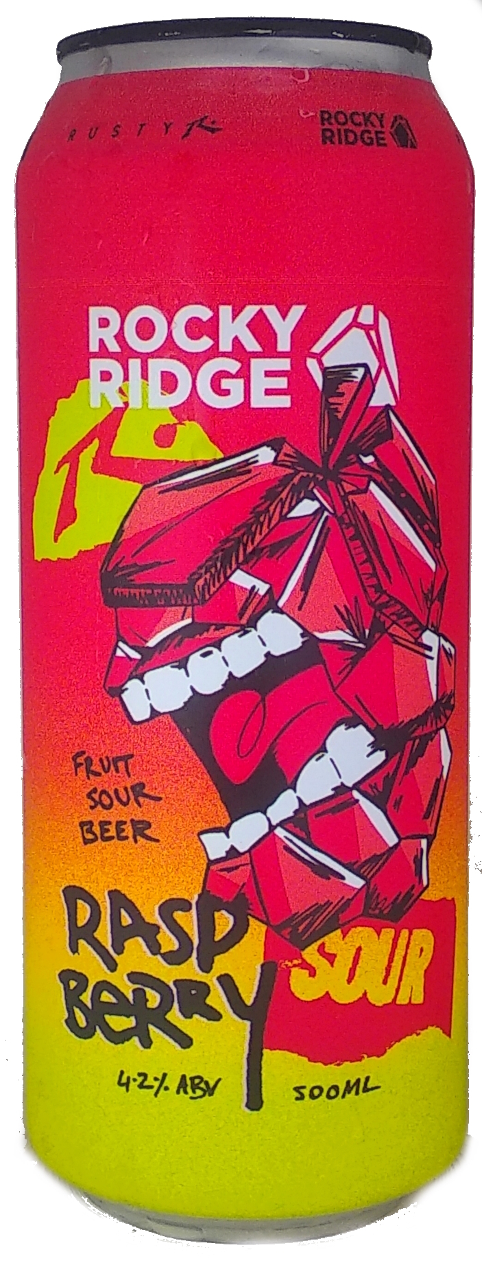 Rocky Ridge Rusty Raspberry Sour beer Label Full Size