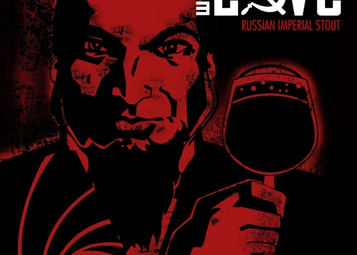 3 Stars / Meridian Pint: From Russia With Love 2013 beer Label Full Size